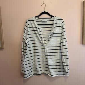 Legoe Heritage Long Sleeve Button Up Snap Nursing Cotton Shirt 3